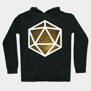 D20 Decal Badge - Gold Dust Hoodie